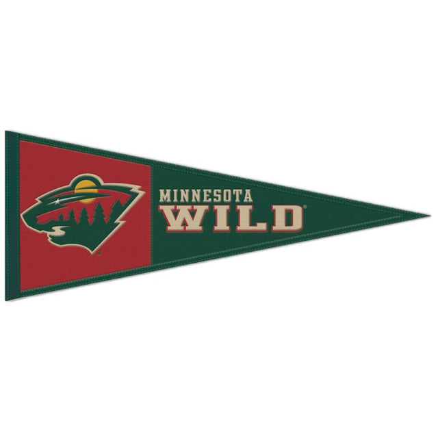 Minnesota Wild Wool Pennant 13" x 32"