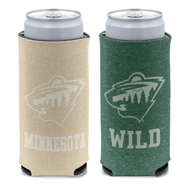 Minnesota Wild colored heather 12 oz Slim Can Cooler