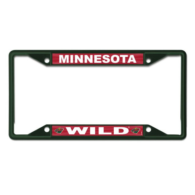 Minnesota Wild green Lic Plt Frame S/S