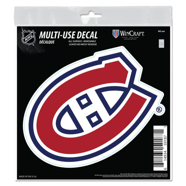 Montreal Canadiens All Surface Decal 6" x 6"