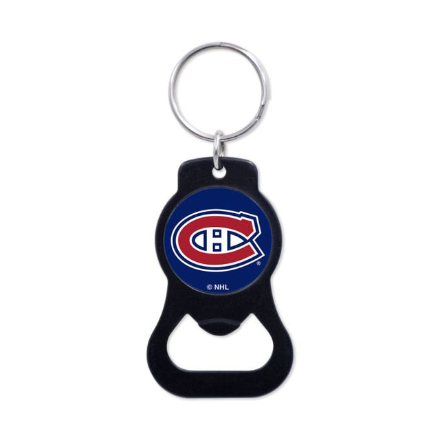 Montreal Canadiens Black Bottle Opener Key Ring