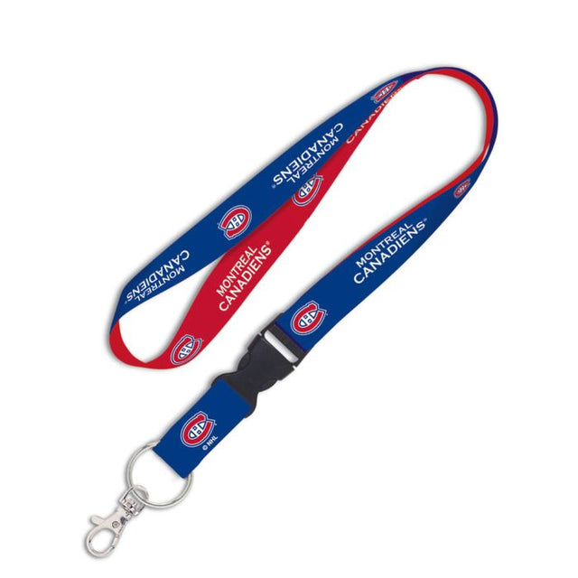 Montreal Canadiens Lanyard w/detachable buckle 1"