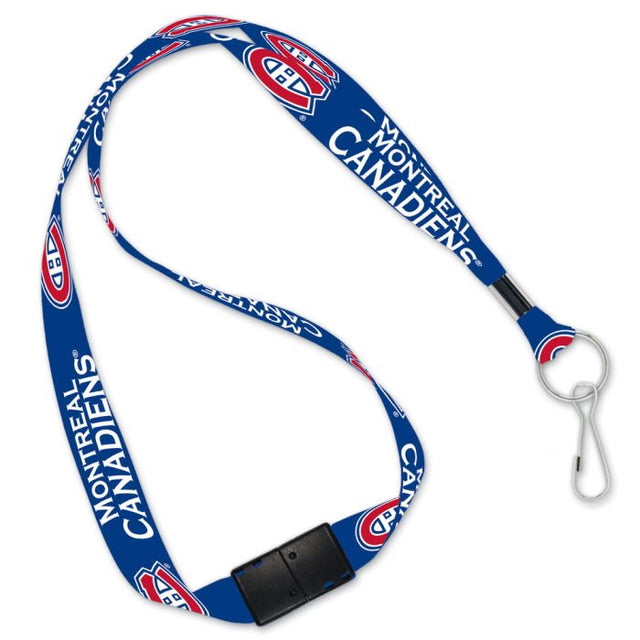 Montreal Canadiens Lanyards w/Breakaway 1"