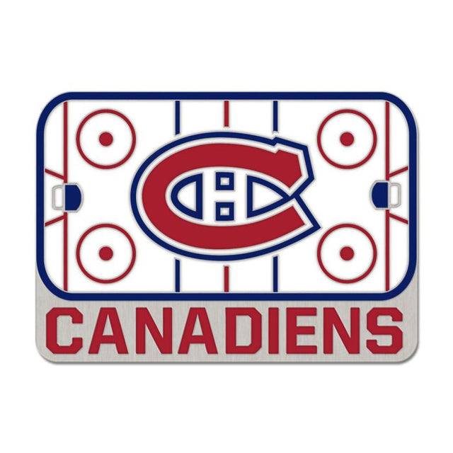 Tarjeta de joyería con pin esmaltado coleccionable RINK de los Montreal Canadiens