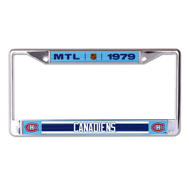 Montreal Canadiens Special Edition Lic Plt Frame S/L Printed