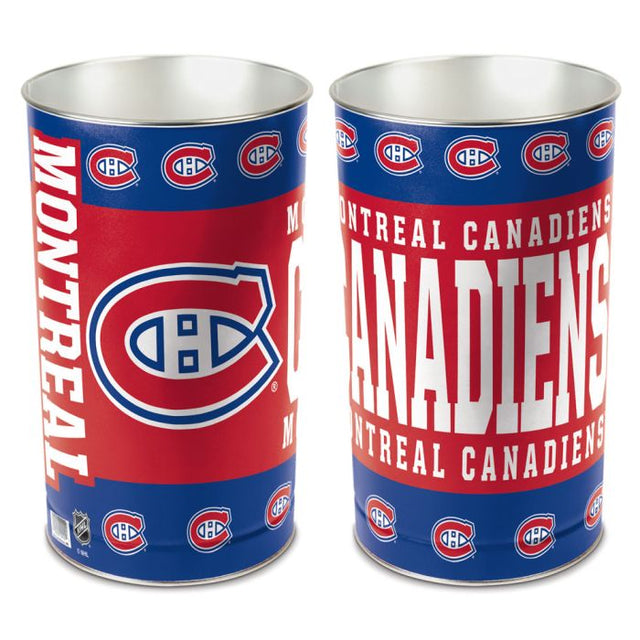 Papelera de los Montreal Canadiens, cónica, 15" de alto