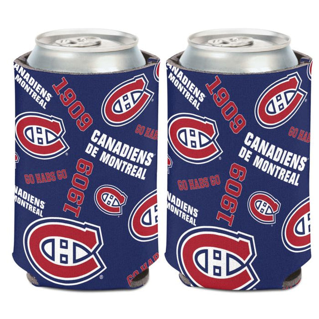 Montreal Canadiens scatter Can Cooler 12 oz.