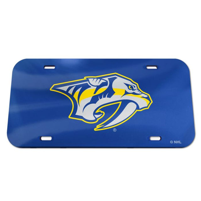 Nashville Predators Acrylic Classic License Plates