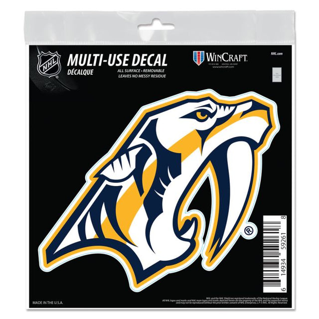 Nashville Predators All Surface Decal 6" x 6"