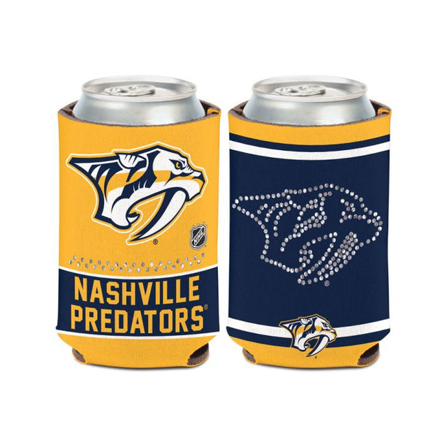 Enfriador de lata con brillo de Nashville Predators de 12 oz.