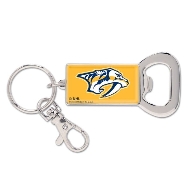 Nashville Predators Bottle Opener Key Ring Rectangle