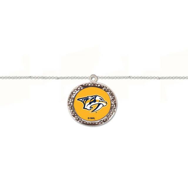 Nashville Predators Bracelet w/Charm Jewelry Carded