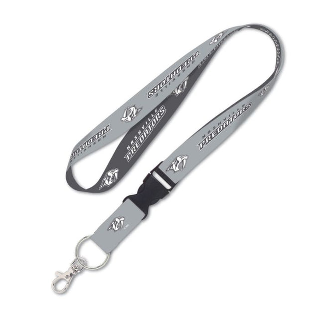 Nashville Predators CHARCAOL Lanyard w/detachable buckle 1"