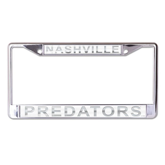 Nashville Predators FROST Lic Plt Frame S/L Printed