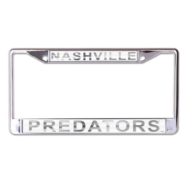 Nashville Predators FROST Lic Plt Frame S/L Printed