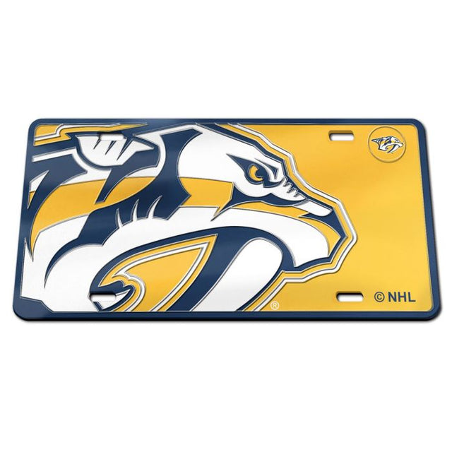 Matrícula especial de acrílico MEGA de Nashville Predators