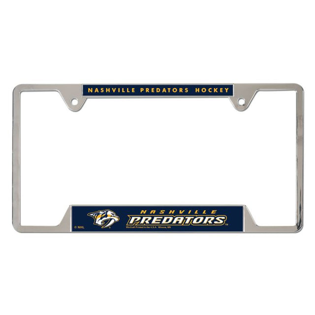 Nashville Predators Metal License Plate Frame