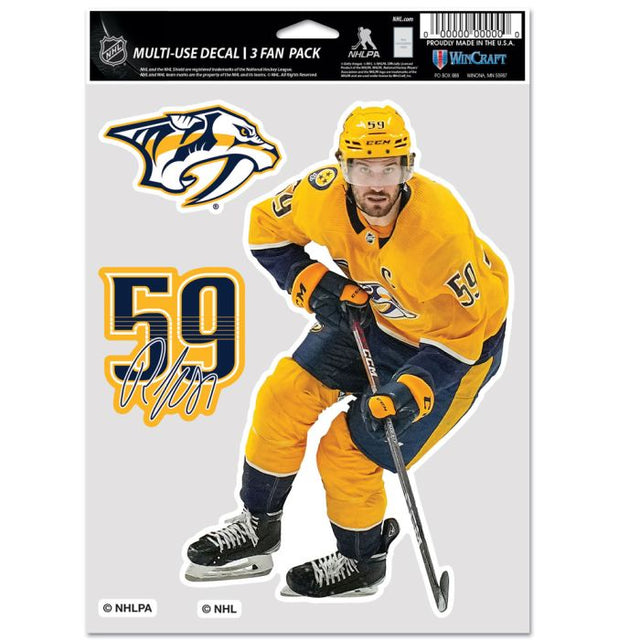 Nashville Predators Multi Use 3 Fan Pack Roman Josi