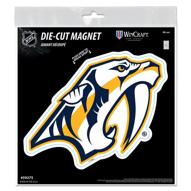 Imanes para exteriores de Nashville Predators de 6" x 6"