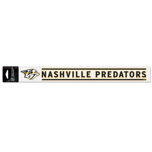 Nashville Predators Perfect Cut Decals 2" x 17"