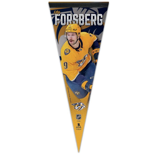 纳什维尔掠夺者队优质锦旗 12 英寸 x 30 英寸 Filip Forsberg