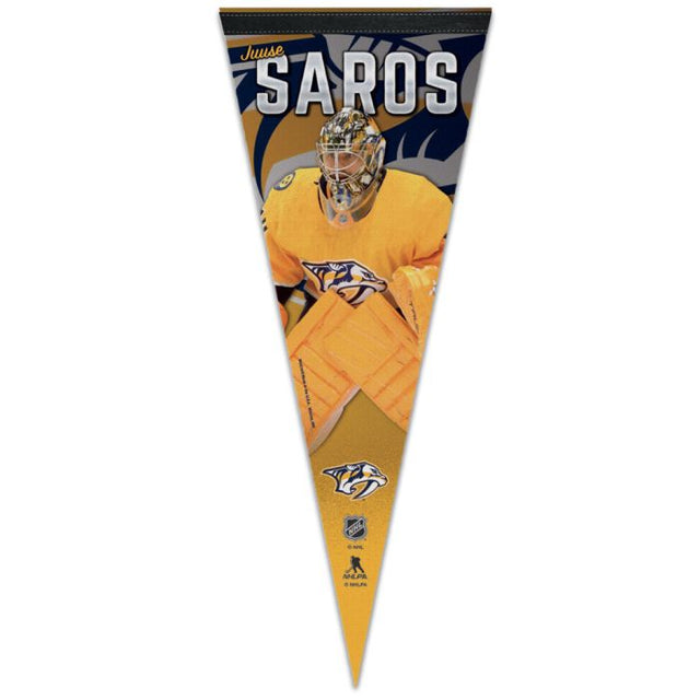 Nashville Predators Premium Pennant 12" x 30" Juuse Saros