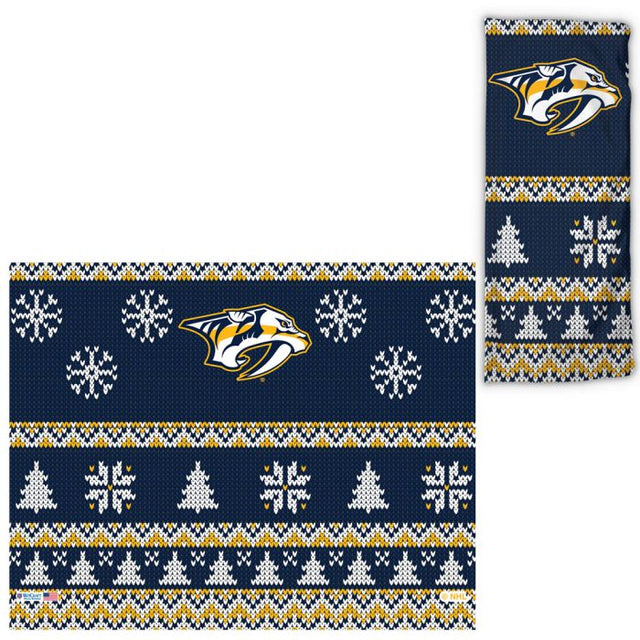 Nashville Predators / Ugly Sweater Ugly Sweater Fan Wraps