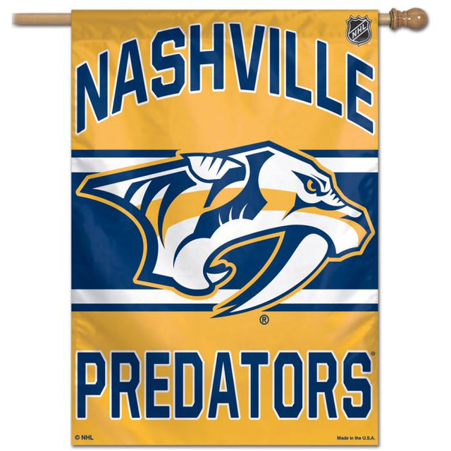 Bandera vertical de los Nashville Predators de 28" x 40"