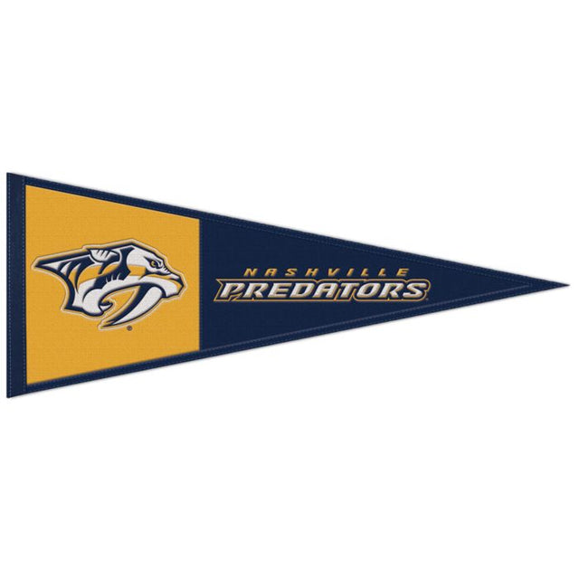 Banderín de lana de los Nashville Predators de 13" x 32"