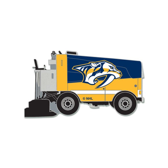 Tarjeta de joyería con pin de colección Zamboni de Nashville Predators