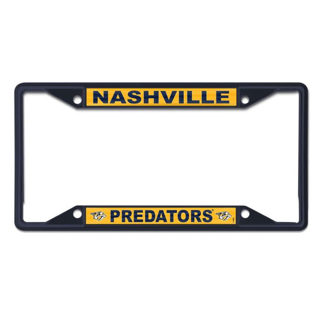 Nashville Predators navy Lic Plt Frame S/S