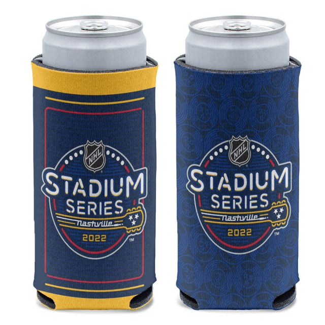 Enfriador de latas delgado de 12 oz de la serie de estadios de Nashville Predators