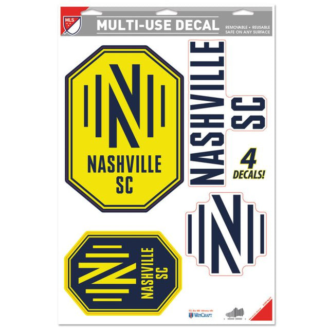 Calcomanía multiusos de Nashville SC de 11" x 17"