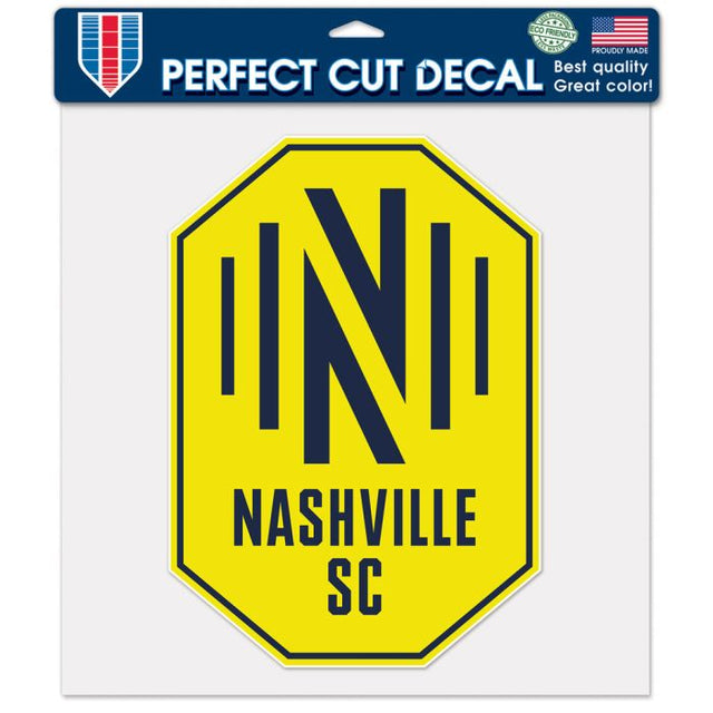 Calcomanía de color de corte perfecto de Nashville SC de 12" x 12"