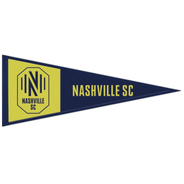 Banderín de lana de Nashville SC de 13" x 32"