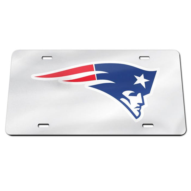 New England Patriots Acrylic Classic License Plates