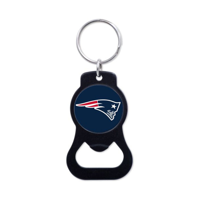 New England Patriots Black Bottle Opener Key Ring