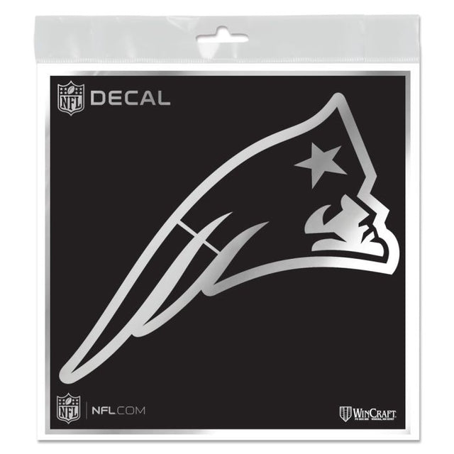 New England Patriots Decal Metallic 6" x 6"