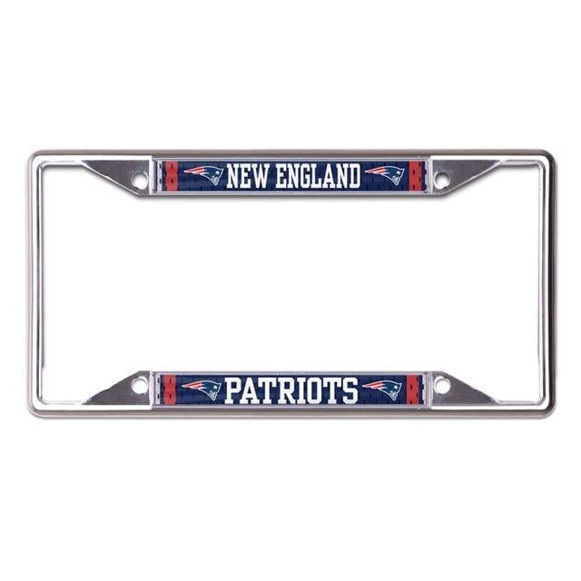 New England Patriots JERSEY Lic Plt Frame S/S Printed