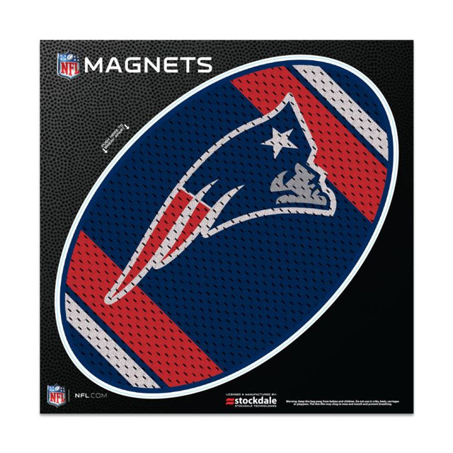 New England Patriots JERSEY Outdoor Magnets 6" x 6"