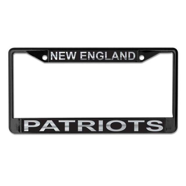 New England Patriots Lic Plt Frame S/L Printed