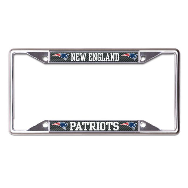 New England Patriots Lic Plt Frame S/S Printed