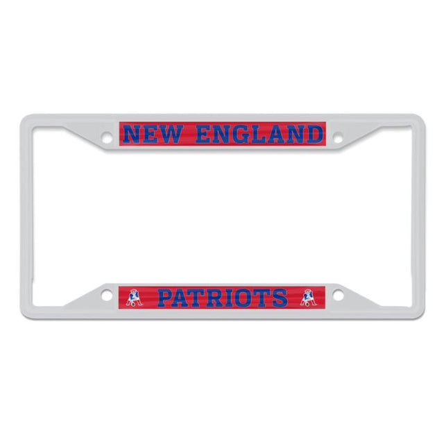 New England Patriots Lic Plt Frame S/S