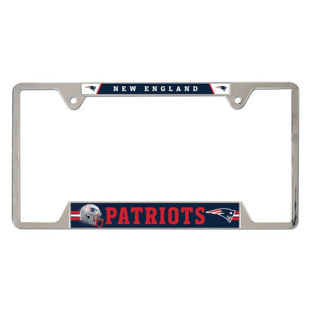 New England Patriots Metal License Plate Frame