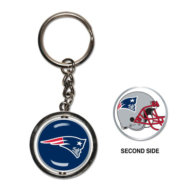 New England Patriots Spinner Key Ring