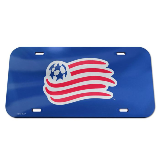 Placas de matrícula clásicas de acrílico de New England Revolution