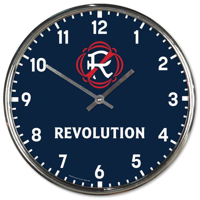 Reloj cromado New England Revolution