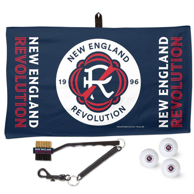 Juego de toallas con diseño de gofres New England Revolution Golf