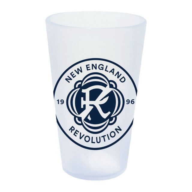 Vaso de pinta de silicona Icicle de 16 oz de New England Revolution