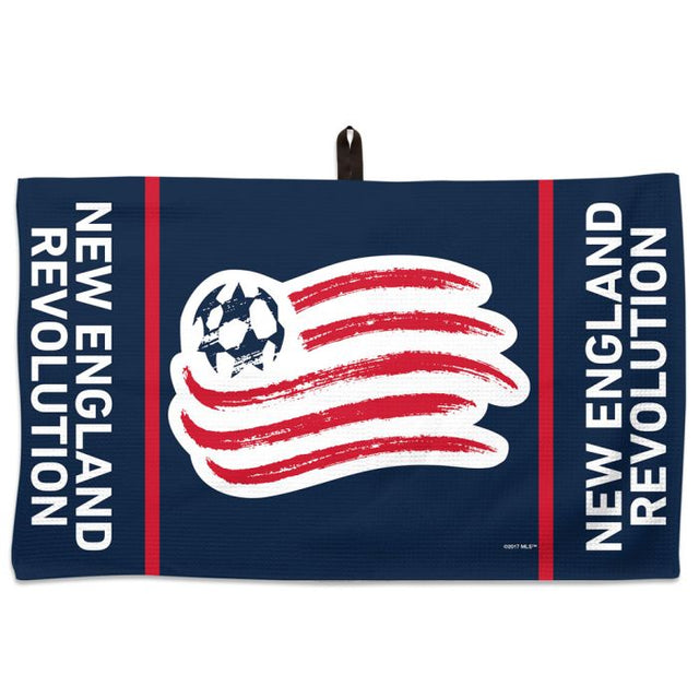 Toalla de gofre con el logotipo y la palabra New England Revolution, 14" x 24"